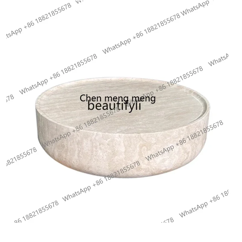 X CQYNordic cave stone coffee table modern simple light luxury designer style surprise quiet wind creative art personality