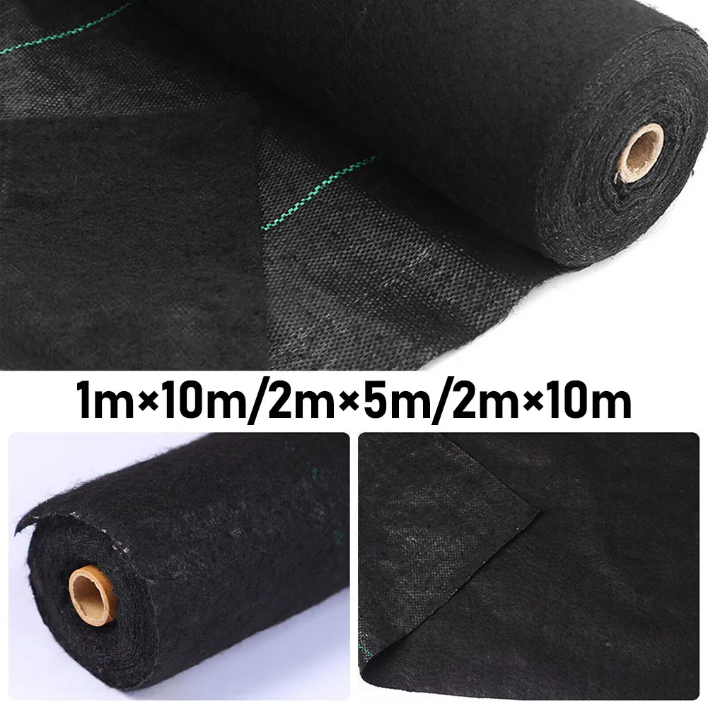 Brand New Grass Cloth 1m×10m/2m×5m/2m×10m Black For Orchard Landscape Cloth Thicken Backside Water Permeability Accessories images - 6