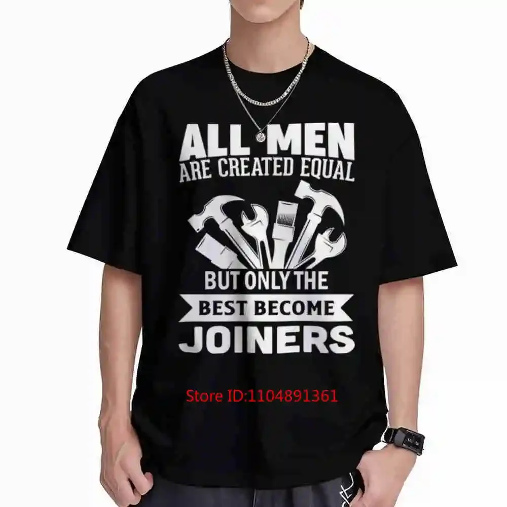 Carpenter Joiner Woodworking Joinery Joke Short Sleeve Tee 100% Cotton T-Shirt