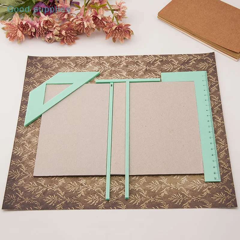 Picture 3: Easy Bookbinding Scrapbooking Tool - Plastic Positioner Ruler for Efficient Production Convenient Binding Device for Handbooks