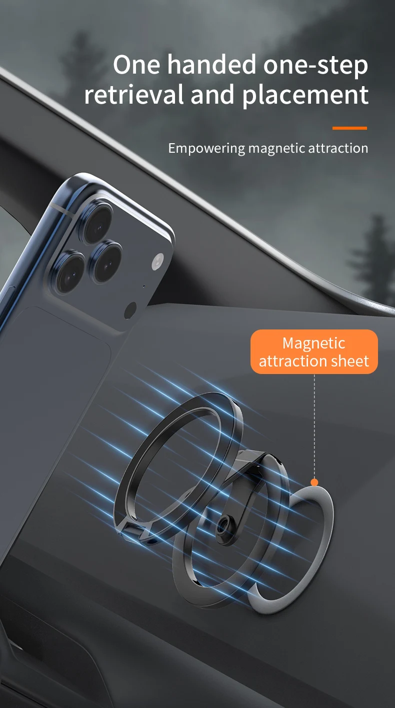 Für MagSafe Doppelseitiger Starker Magnethalter für Fotoausrüstung Handy-Zubehör Tragbarer Faltbarer Magnetständer – Detail 7