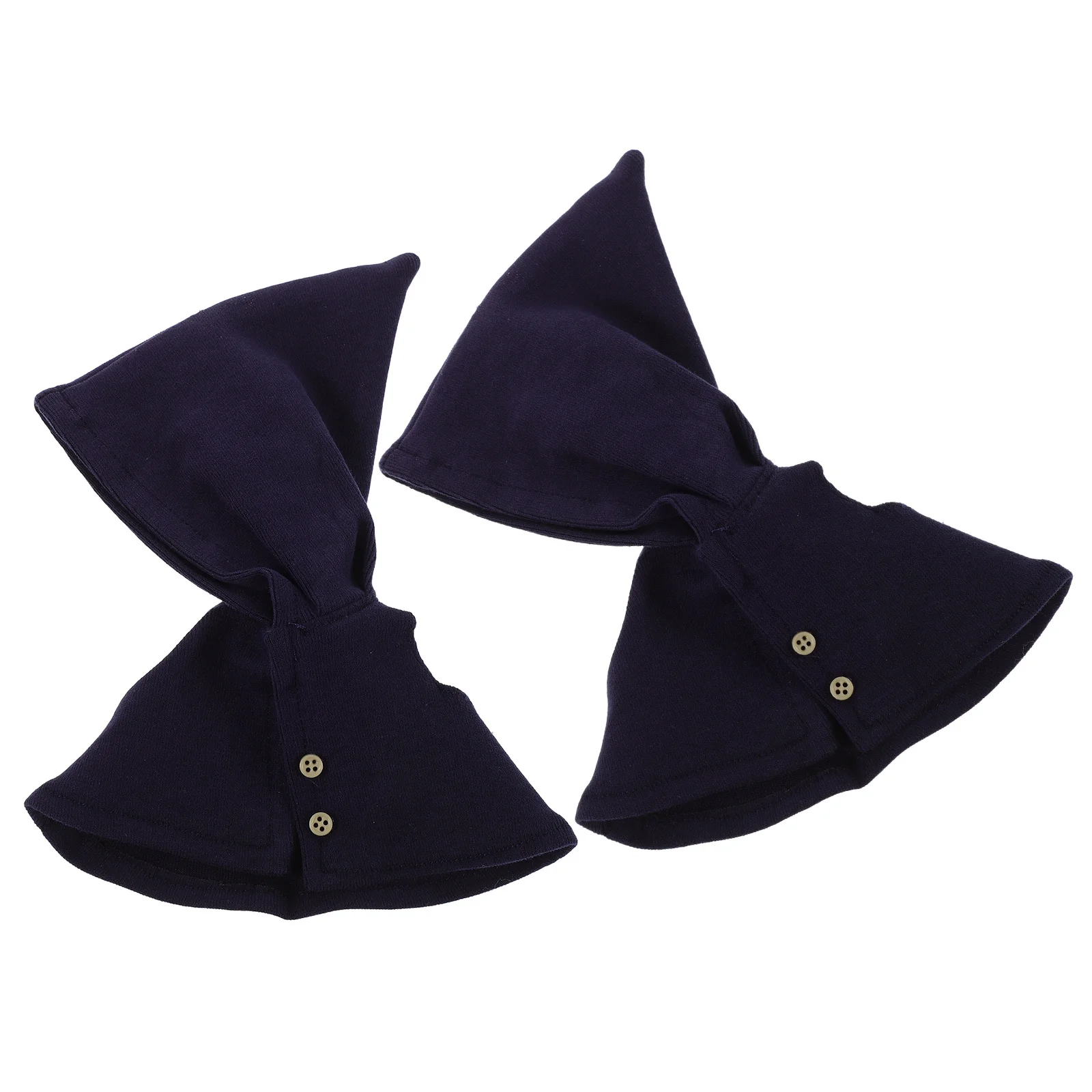 

2Pcs Mini Wizard Hooded Cloak Soft Costume Cape for 17Cm Figures Reusable Cosplay Clothes Accessories Reusable Clothes