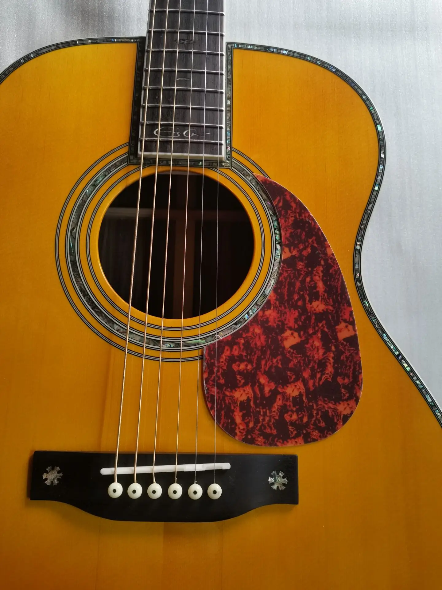 

professional OM42 acoustic guitar ,vintage custom guitar with soundhole pickups