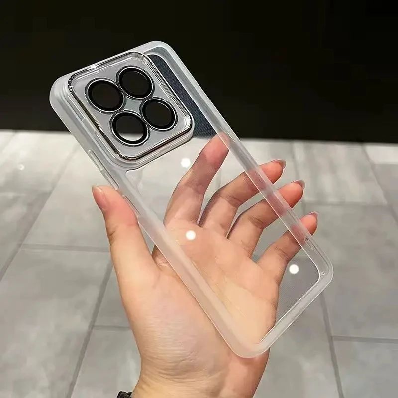 For Xiaomi 14T Pro Case Luxury Colorful Transparent TPU Silicone Cover For Xiaomi MI 14 T Camera Protection Shockproof Bumper image 6