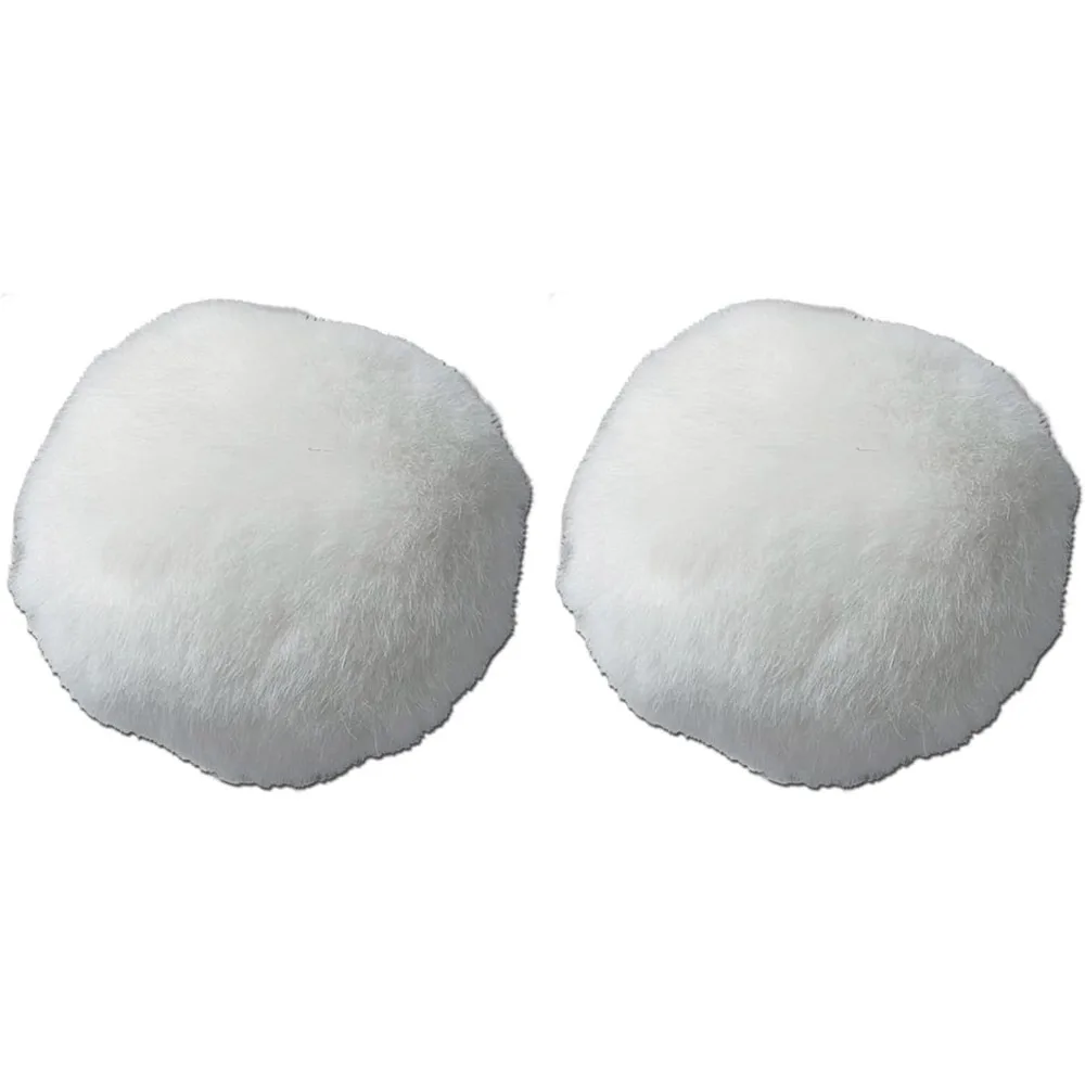 화이트 플러시 버니 테일 코스프레 의상 액세서리를 위한 현실적인 토끼 꼬리 어린이와 성인을 위한 부드러운 꼬리