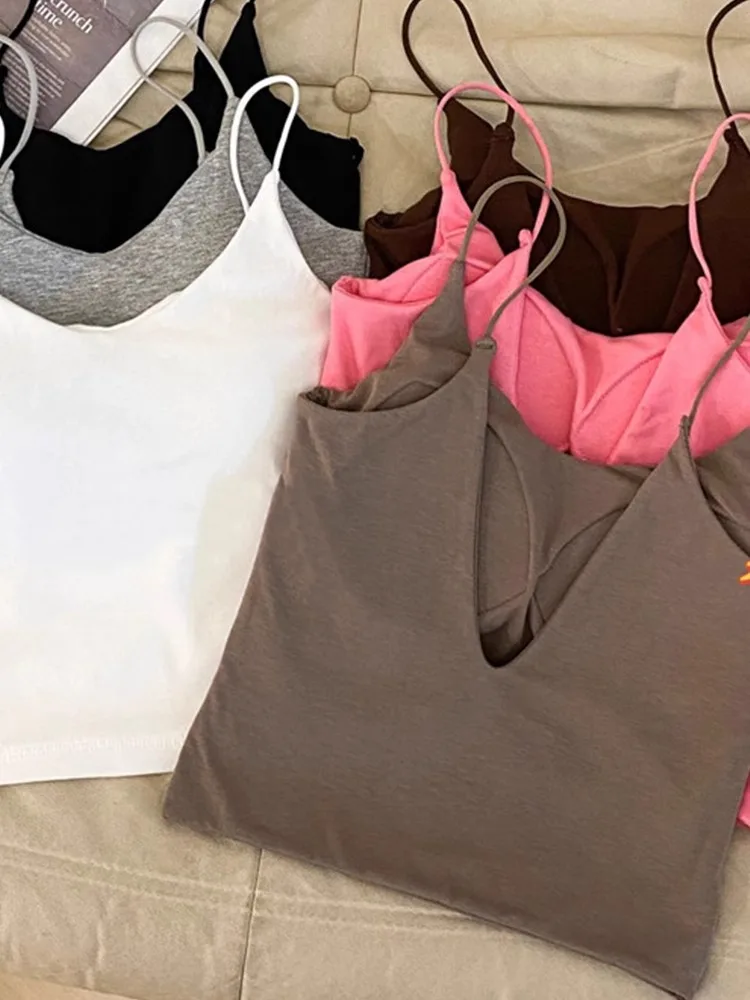 American Sle Sweet And Spicy Bal Crop Top Damenunterwäsche Inteated Brustpolster-BH Sexy Oberbekleidung Sommer irt