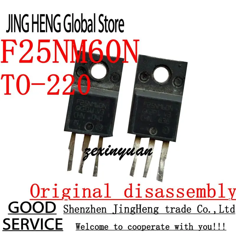 10PCS F25NM60N TO-220 Original disassembly