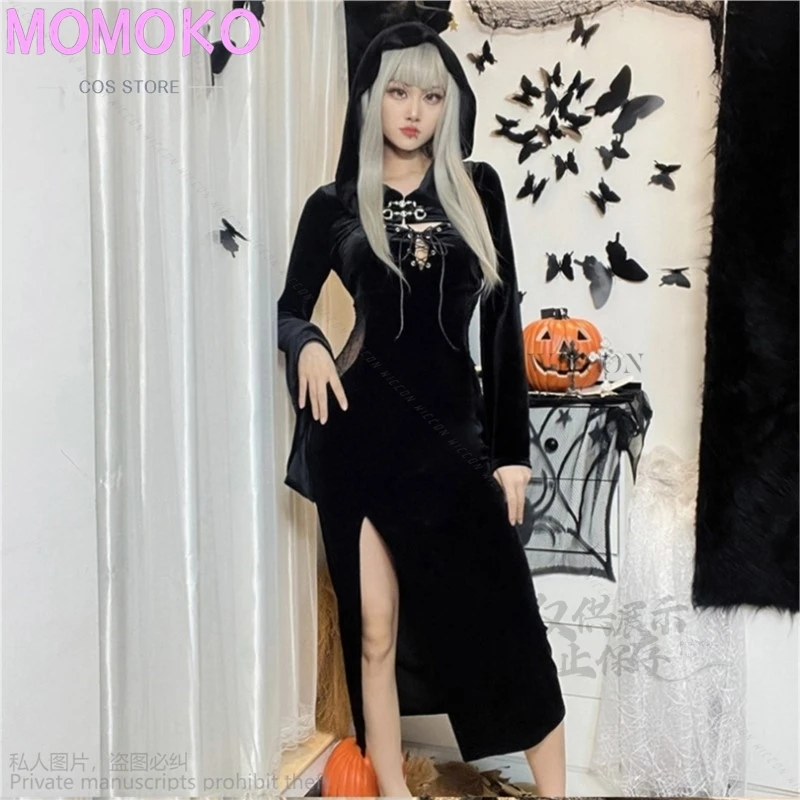 Anime Hexe Cosplay Kostüm Europa Und Amerika Dark Nonne Tutor Sexy Frau JK Kleid Lolita Retro Halloween Party Vampire Uniform