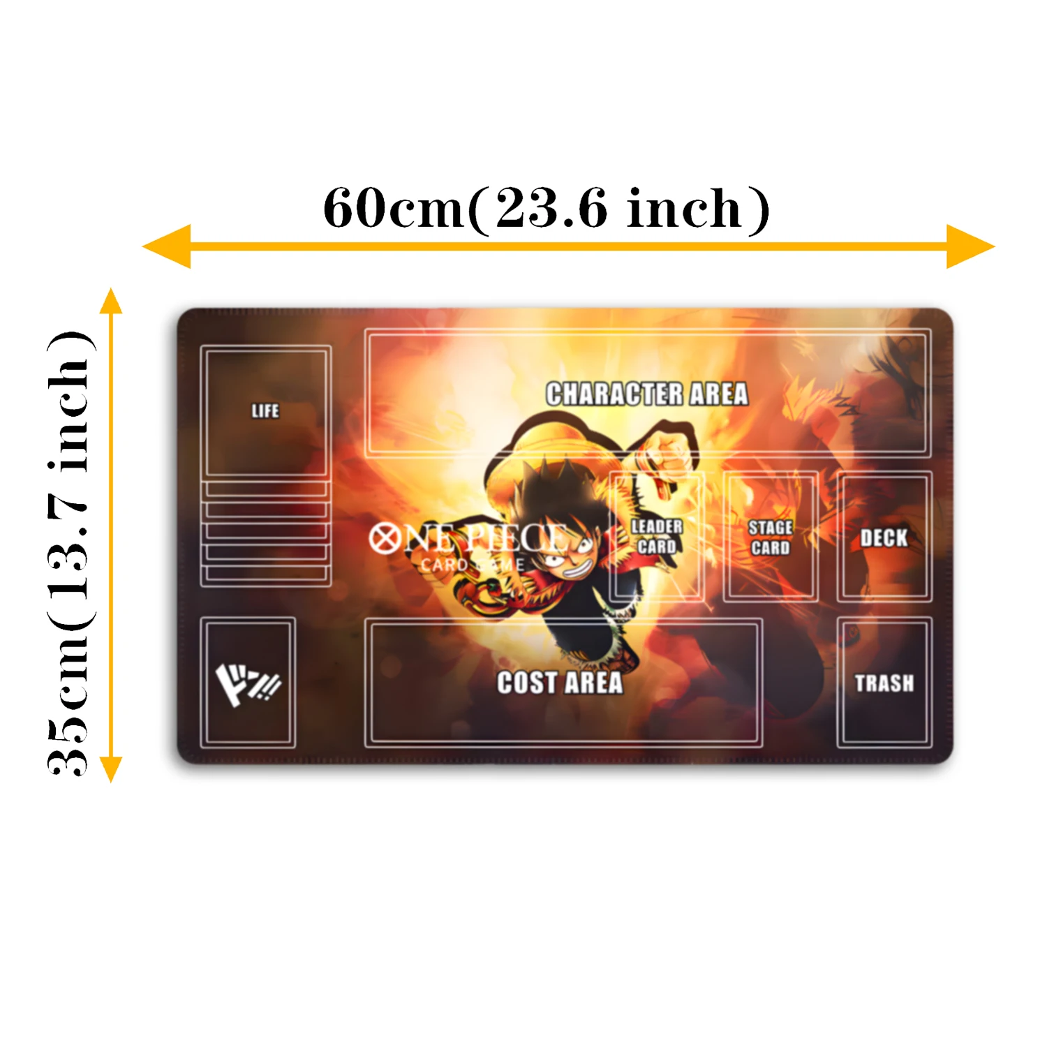 

Anime One Piece Battle Playmat Collection Card Trading Game Mat Luffy Sanji Nami TCG Game Cards Playmat for Christmas Gift