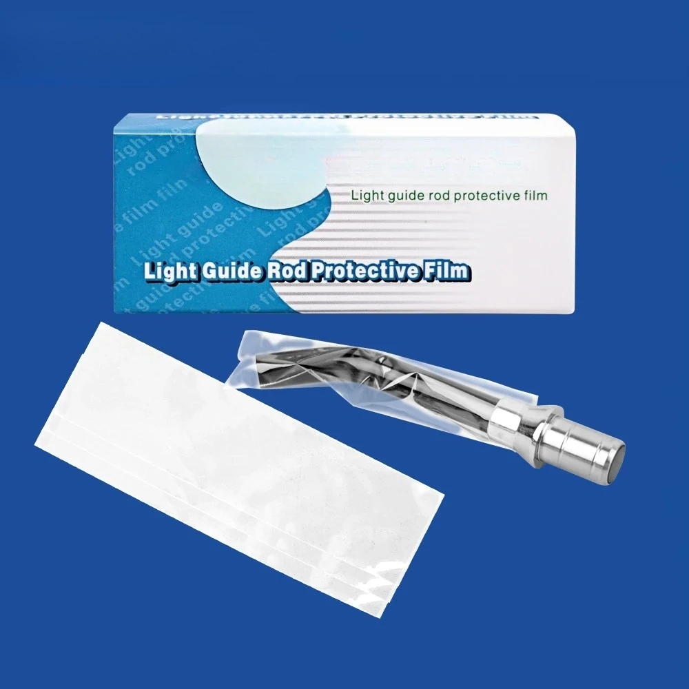 

1600Pcs Dental Light Guide Rod Disposable Protective Sheath Sleeve 18*67MM Plastic Curing Light Stick Dental Materials
