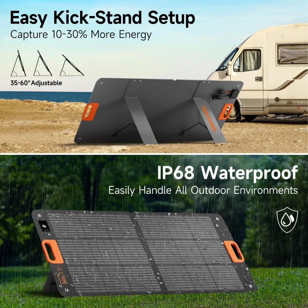 110W Portable Solar…