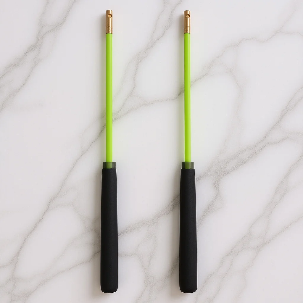 2 قطعة مقبض مضاد للانزلاق عصا ديابولو خفيفة الوزن تصميم مريح قبضة مريحة المهنية شعوذة استبدال في الهواء الطلق