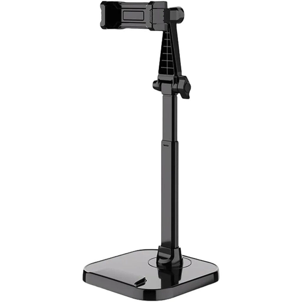 

Профессиональный регулируемый складной штатив для телефона для настольного потокового записи, нескользящая универсальная основа