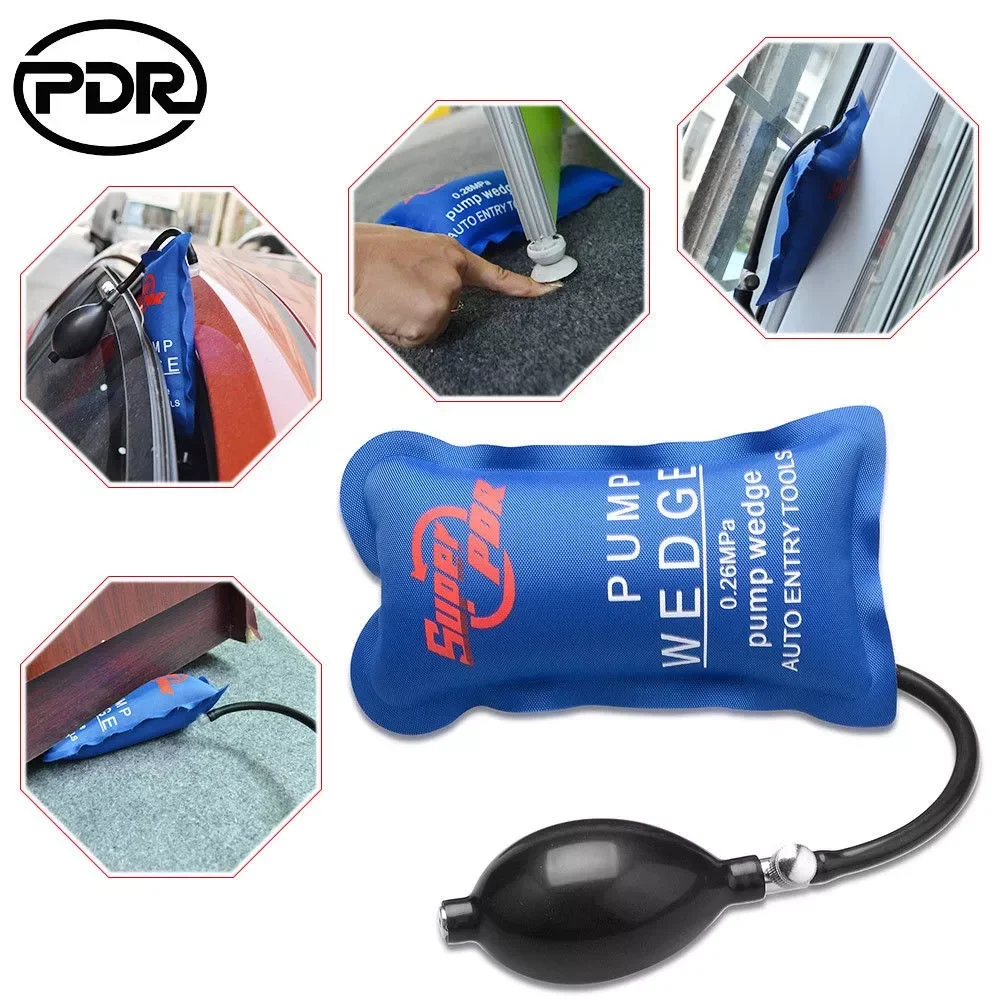 Super PDR Forniture per fabbro POMPA WEDGE LOCKSMITH TOOLS Auto Air Wedge Airbag Lock Pick Set Serratura aperta per porta auto Taglia SML