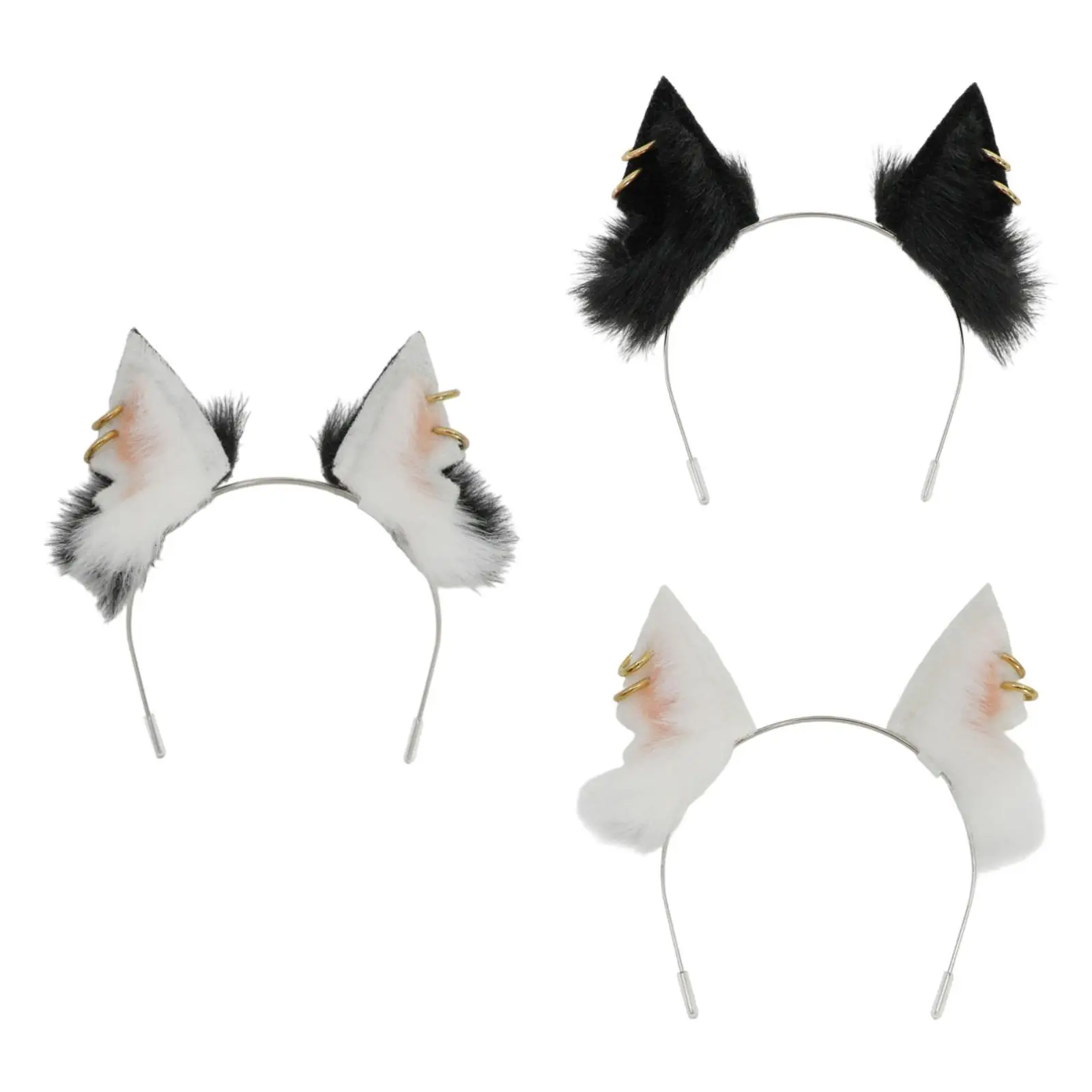 動物の耳カチューシャヘアアクセサリー犬耳帽子装飾かわいい人形コスチュームカーニバルロールプレイ面白いギフトドレスアップダンス