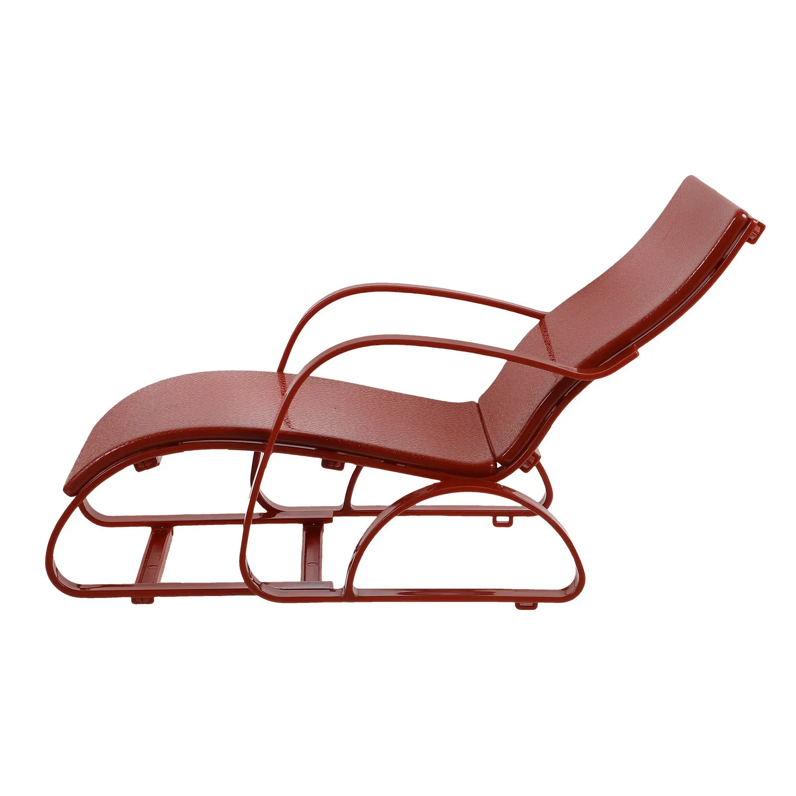 

Small Beach Chair Miniature Plastic Beach Lounge Chair for Kids Pretend Play Micro Landscape Decoration Mini Furniture Decor