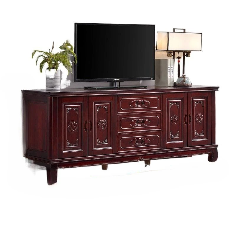 

Chinese style, new style, carved, solid wood, TV cabinet, living room, combination.