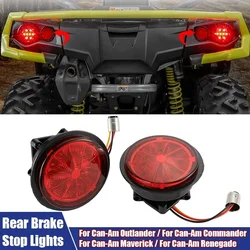 A Pair of New Modified LED Tail Light Fit For Can-Am Outlander Commander Maverick Renegade 710001645 Car Rear Brake Stop Lights