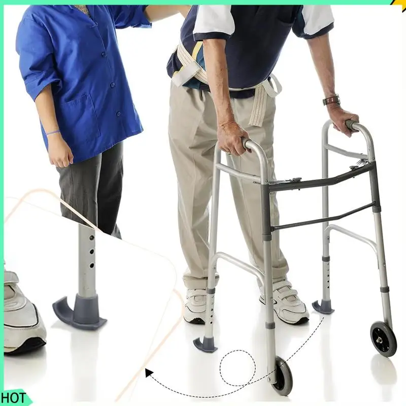 AWAH 8 Pcs Walker Ski Glides Heavy Duty Coaster Skis Plastic Drive Walker Parts Walker Accessories Fit Walker Feet Glides