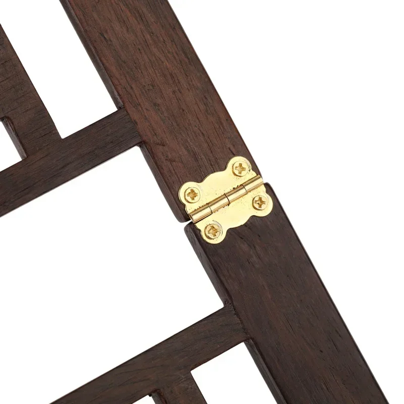 Antique Calligraphy Holder Solid Wood Scripture Stand Desktop Book Reading Rack Storage Shelf Cultural Decor Item