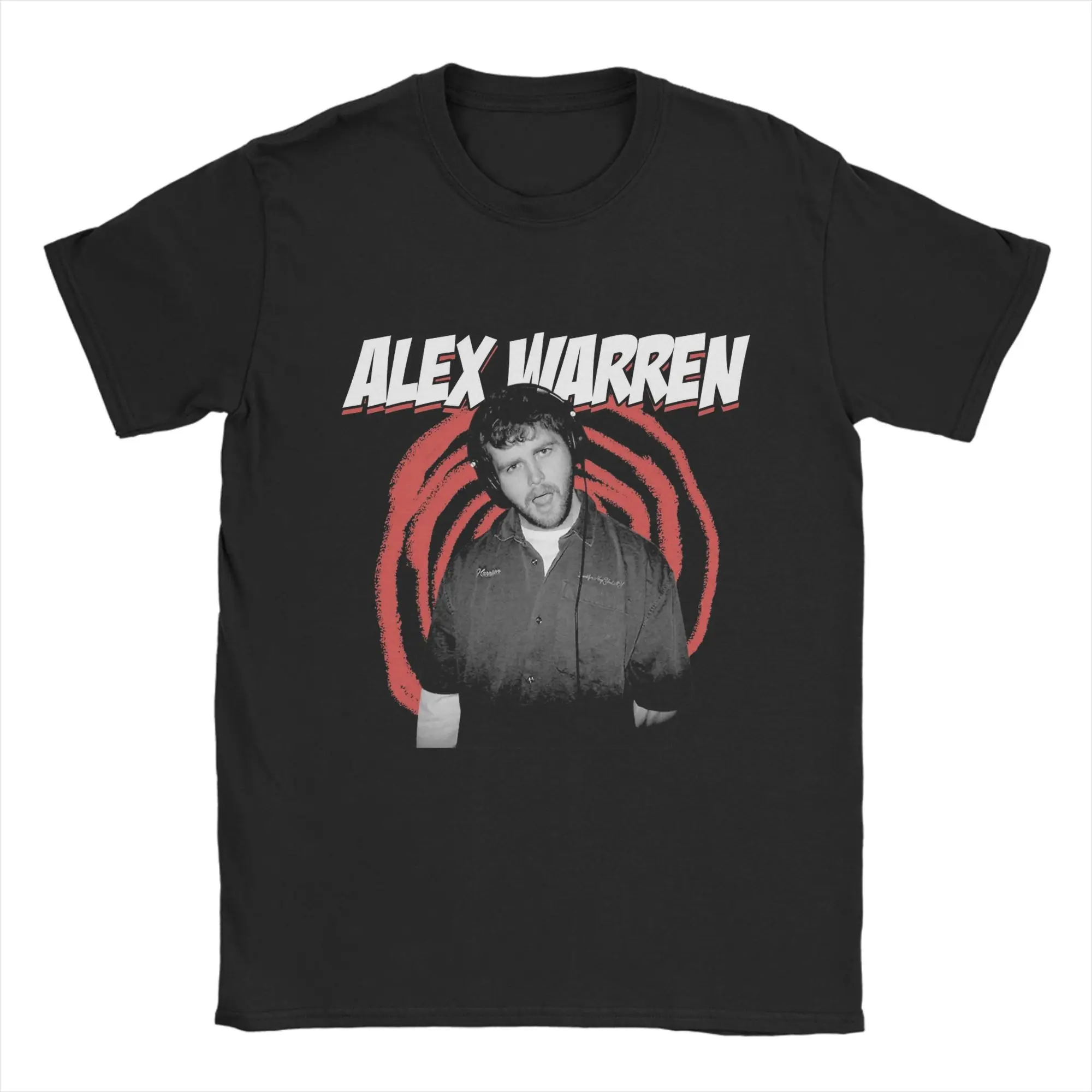 

Мужская винтажная футболка Alex Warren Tour 2025, хлопковая одежда, модная футболка с короткими рукавами и круглым вырезом, футболки больших размеров