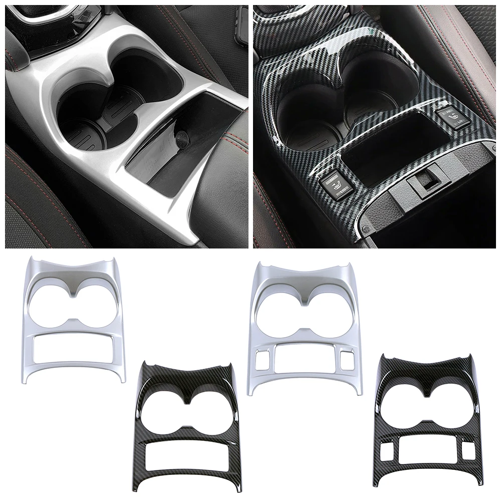 For Nissan Qashqai J11 2014 2020 Car Center Console Gear Shift Box Panel Water Cup Holder Frame Cover Trim Sticker Anti Scratch