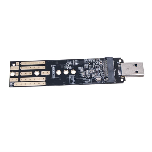 Imagen 2 del producto M2 a USB 3,2 GEN2 10Gbps tipo A M.2 SATA/NVME SSD adaptador convertidor tarjeta elevadora JMS581DL Chip compatible con 2230 2242 2260 2280 M2 SSD