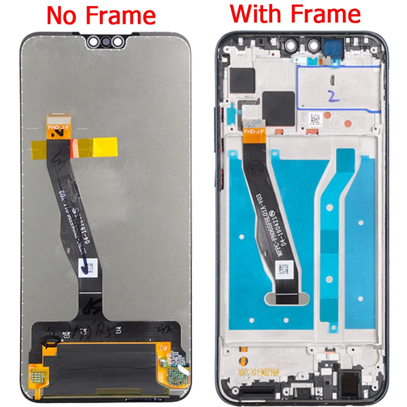 New For Huawei Y9 2019 LCD Display Screen With Frame Y9 2019 JKM LX1 LX2 LX3 Display Touch Screen LCD Digitizer Panel Parts