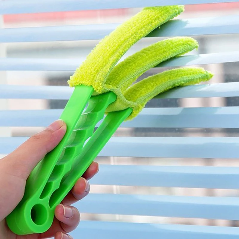 

Microfiber Removable Washable Cleaning Brush Clip Household Duster Window Leaves Blinds Cleaner Car Air Conditioner Brushes