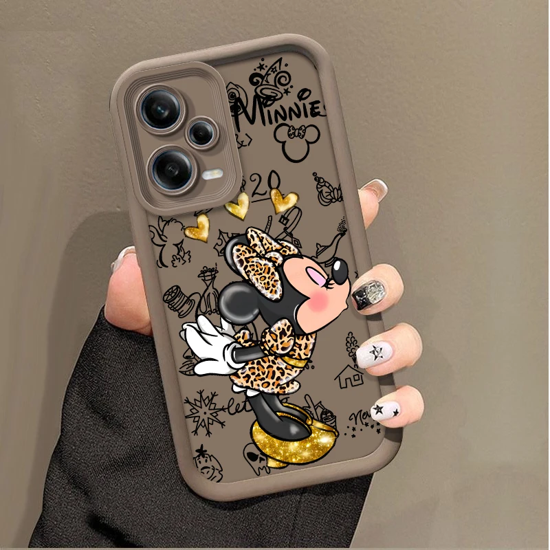 Disney Mouse Minnie For Redmi Note 13 12 11T 11S 11E 10S 10T 9 8 7 Pro Plus Lite  Eye Ladder Phone Case image 6