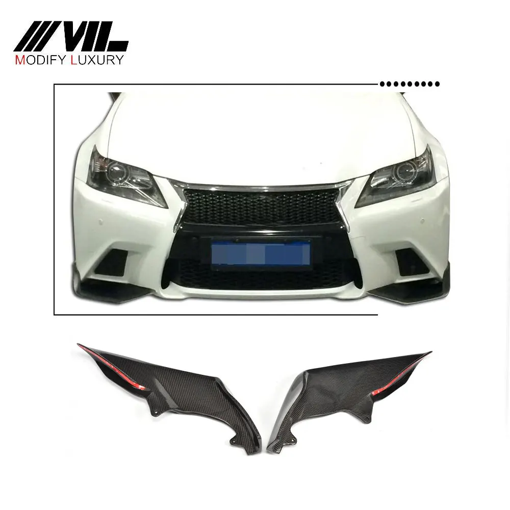 

Carbon Fiber GS ront Splitters for Lexus 12-15