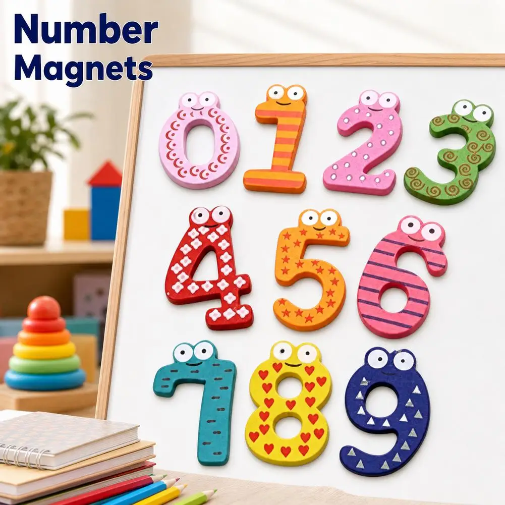 Magnetic Letters ABC Fridge Magnets Cartoon Alphabet Refrigerator Stickers Early Educational Spelling Toys
