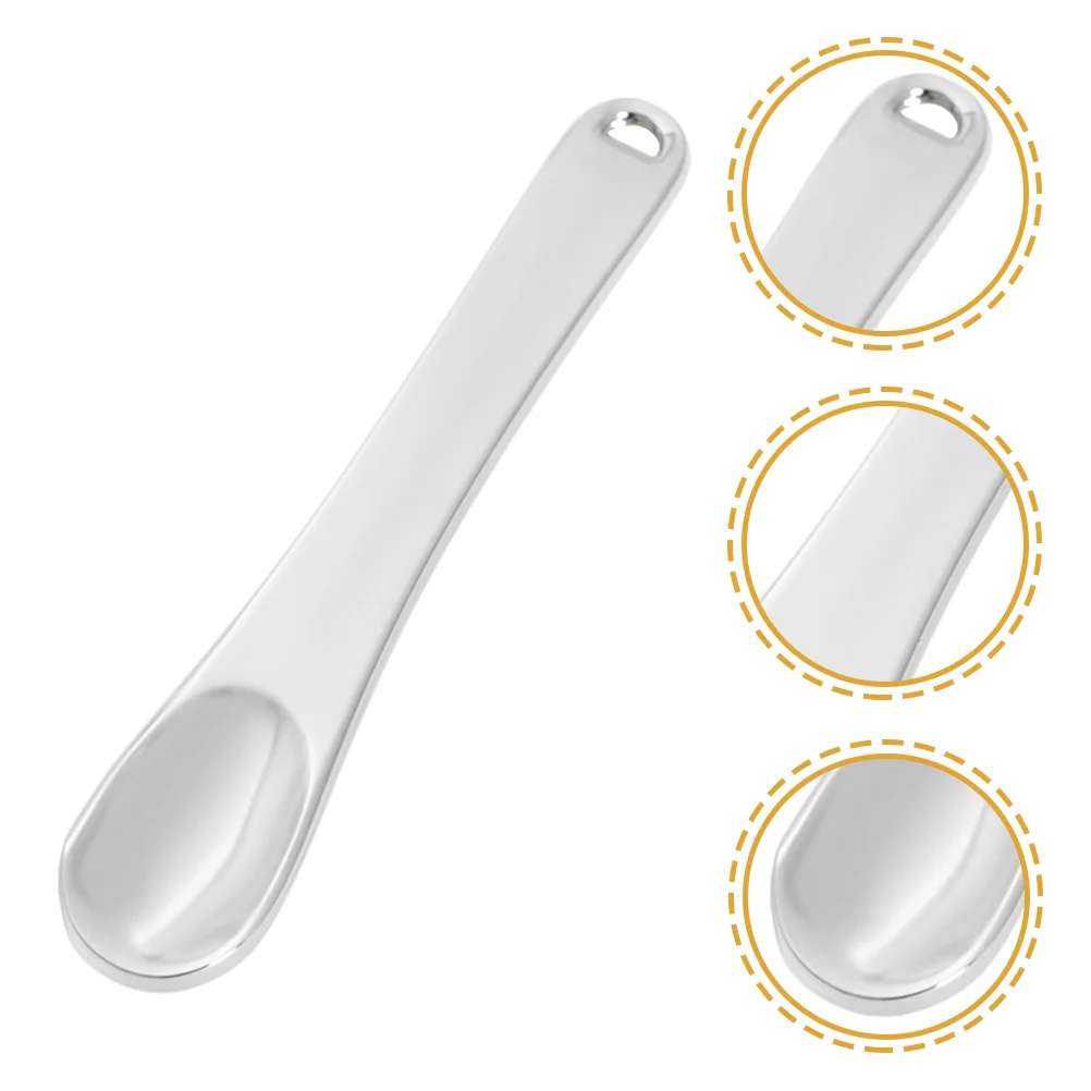 

10 Pcs Metal Spoon Skincare Spatula Facial Beauty Scoops Makeup Tool Scraper Face Lotion Spoons Cream