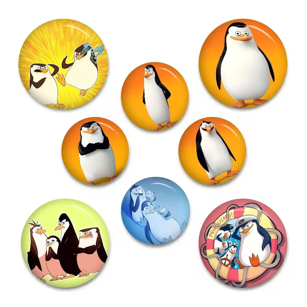Cute P-Penguins Of Madagascar Handmade Brooch Cartoon Cosplay Badge On Backpack Jewelry Accessories Gifts