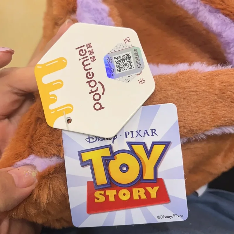 حقيبة ظهر كاواي ديزني توي ستوري وودي من القطيفة على شكل طنانة خفيفة لطيفة على الوجهين من سلسلة أنيمي حقيبة كتف حقيبة قطيفة هدية عيد ميلاد