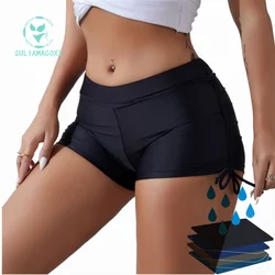 Summer Fold Period Panties Fashion Bag Hip Strap Slim-fit Elastic Fitness Sports Beach Swimming Boxers Mentrual Pants