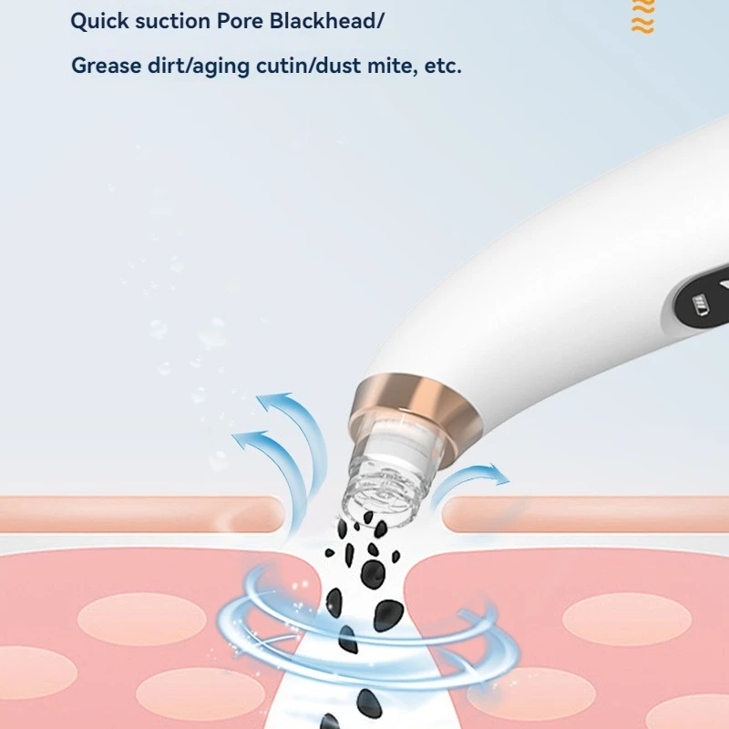 小さな泡の黒ずみ分析装置、毛穴の洗浄とニキビの除去、クレンジング、酸素注入、水分補給、肌の栄養補給