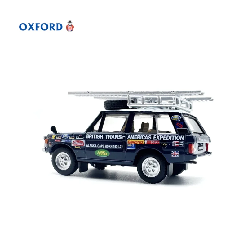 OXFORD Diecast 1:76 Scale Alloy Expedition Team Off Road Vehicle Model Finished Product Simulation Toy Collection Static Display