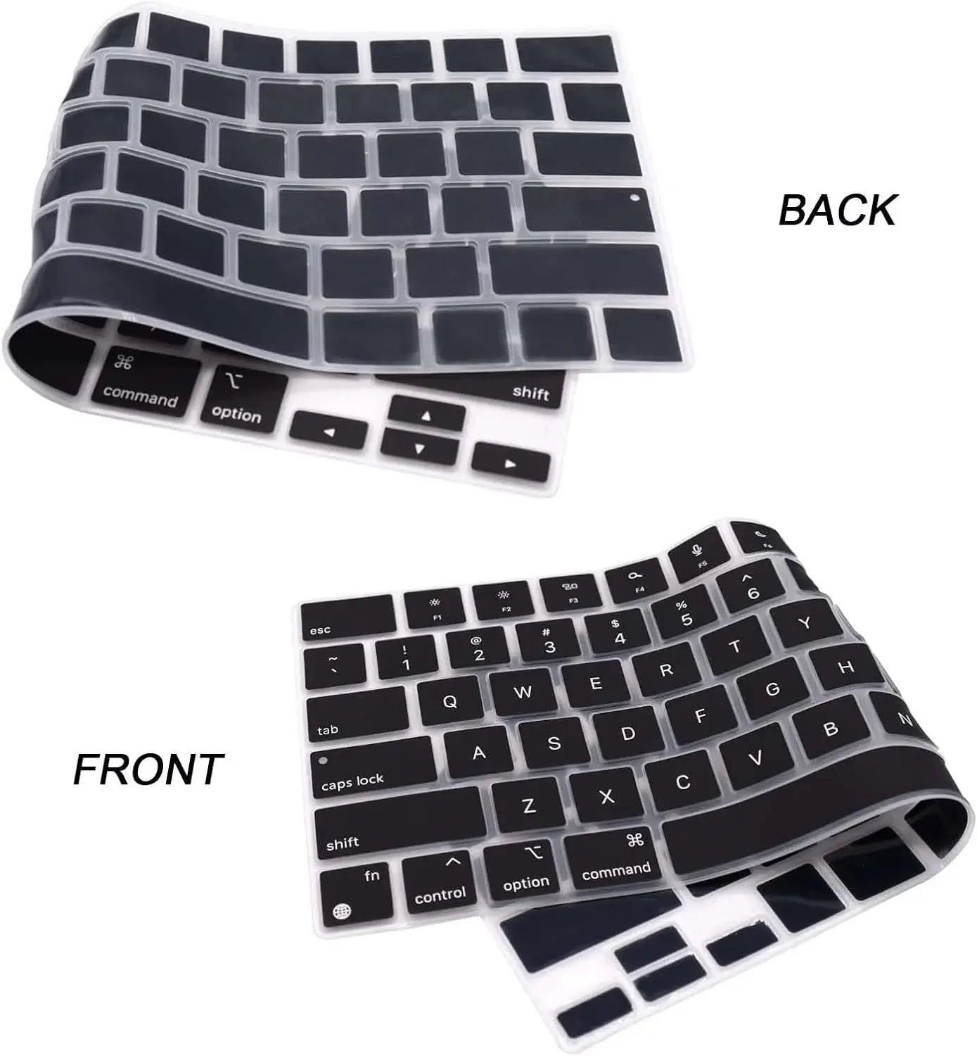 EU/US Layout RU ES FR Keyboard Cover for MacBook 2023 M3 Pro14 A2918 A2992 A2779&Pro 16 A2991 A2780 A2485 Air 15/13