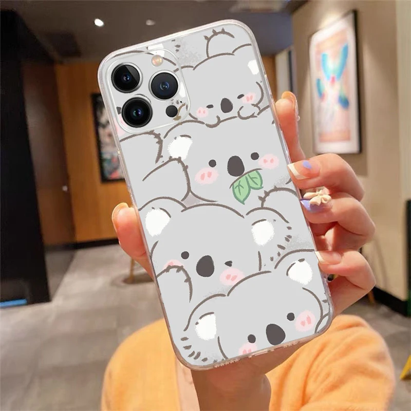

Phone Case For iphone 17ProMax Air 16 15 14 13 Pro Max 15 16 Pro 15Plus Cute Animal capybara Dog Frog Pig Fox
