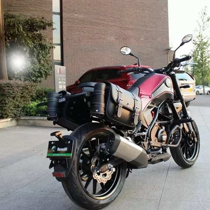Side packs and side pack supports for BENELLI LEONCION 500 Leoncino 500