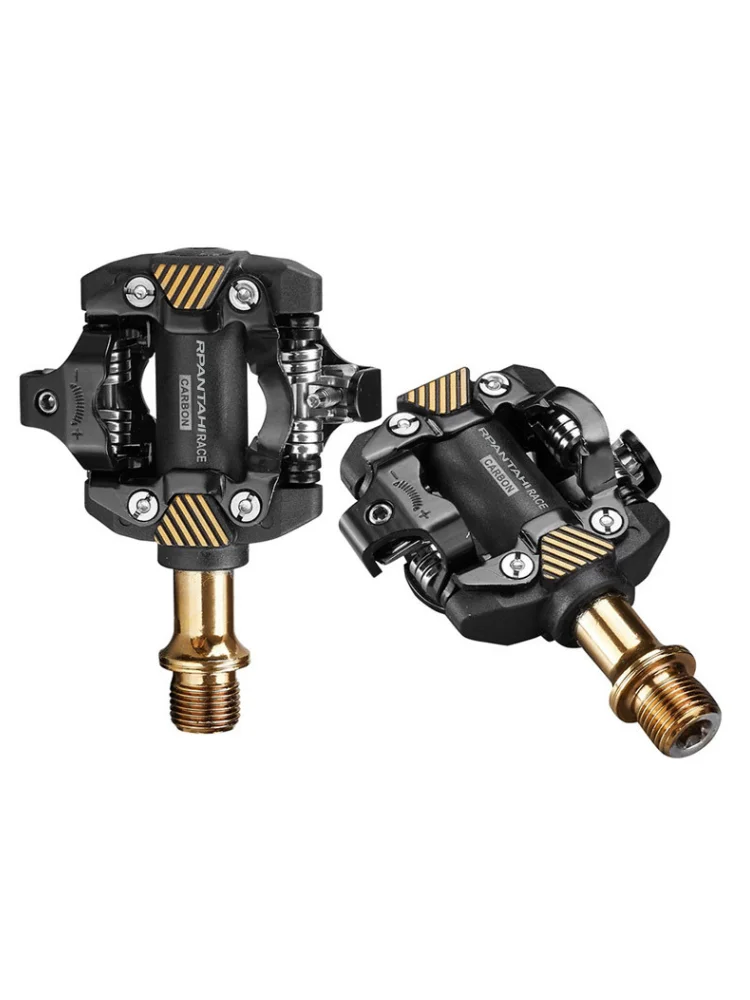 AliExpress Carbon Bike Pedal Ultra-light Self-Locking Spd DU Bearing MTB Bicycle Pedals With Cleats X-M8100 Bicycle Pedals