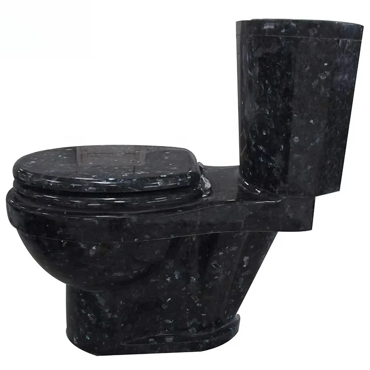 Natural Granite Stone Chinese Wc Blue Pearl Toilet With Tank