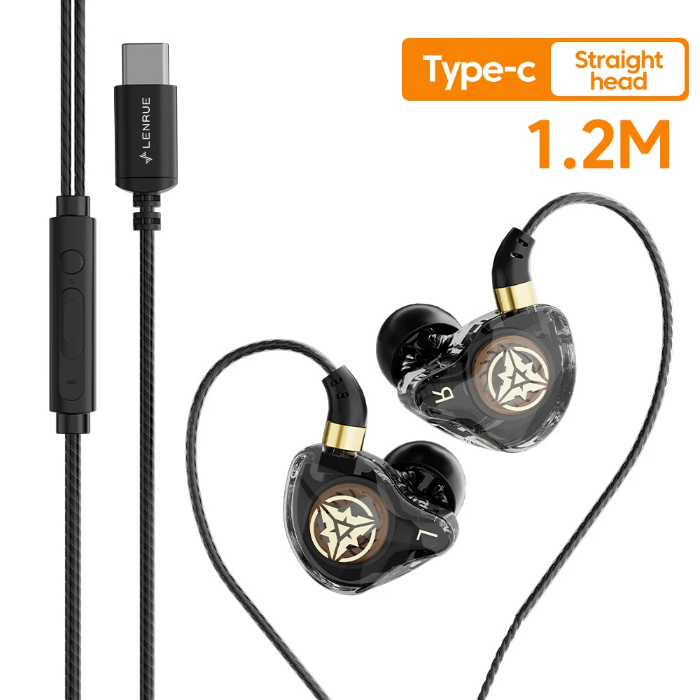 OLAF DAC Type C 이어폰 유선 헤드셋 USB C 게이머 헤드폰 케이블 iPhone16 15 Samsung S23 Xiaomi 용 핸즈프리 Type-C 이어 버드