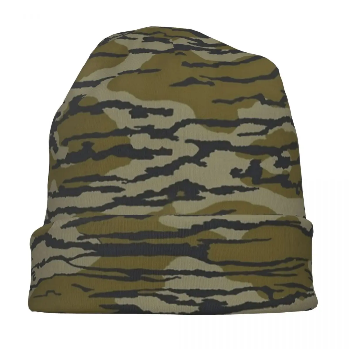 Tiger Stripe Bonnet Hats Autumn Winter Street Skullies Beanies Hats Everything Bottom Lands Camo Unisex Warm Thermal Elastic Cap