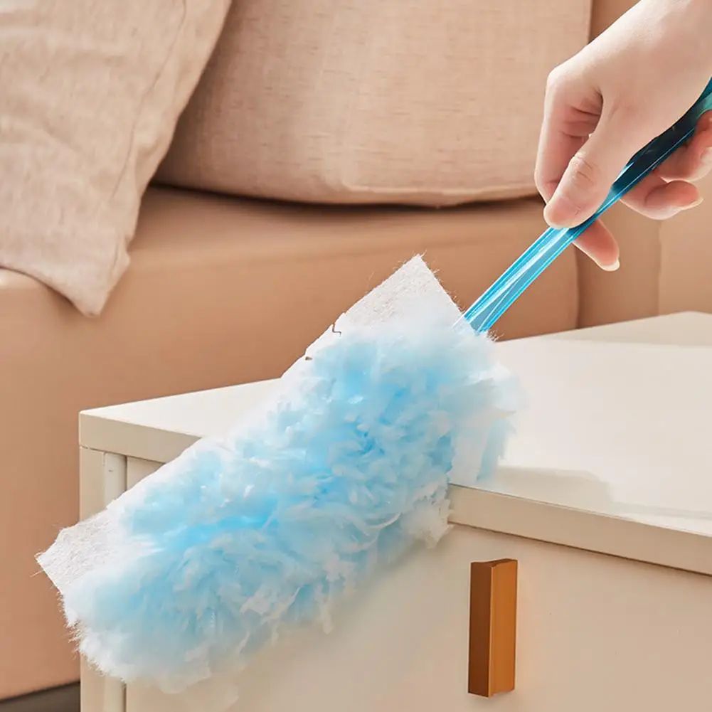 Household Duster Disposable Electrostatic Absorbent Fiber Duster Furniture Car Duster Microfiber Dusting Brush Cleaning Tools