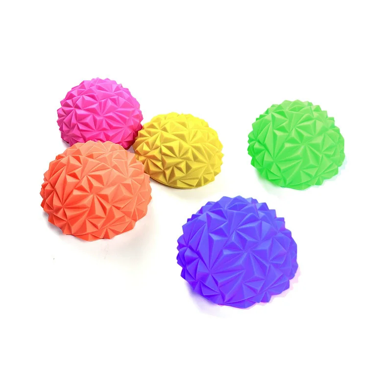 Kid Montessori Sensory Integration Training Yoga Exercise Pineapple Ball Inflatable Massage Point Half Fit Outdoor Sports Toy