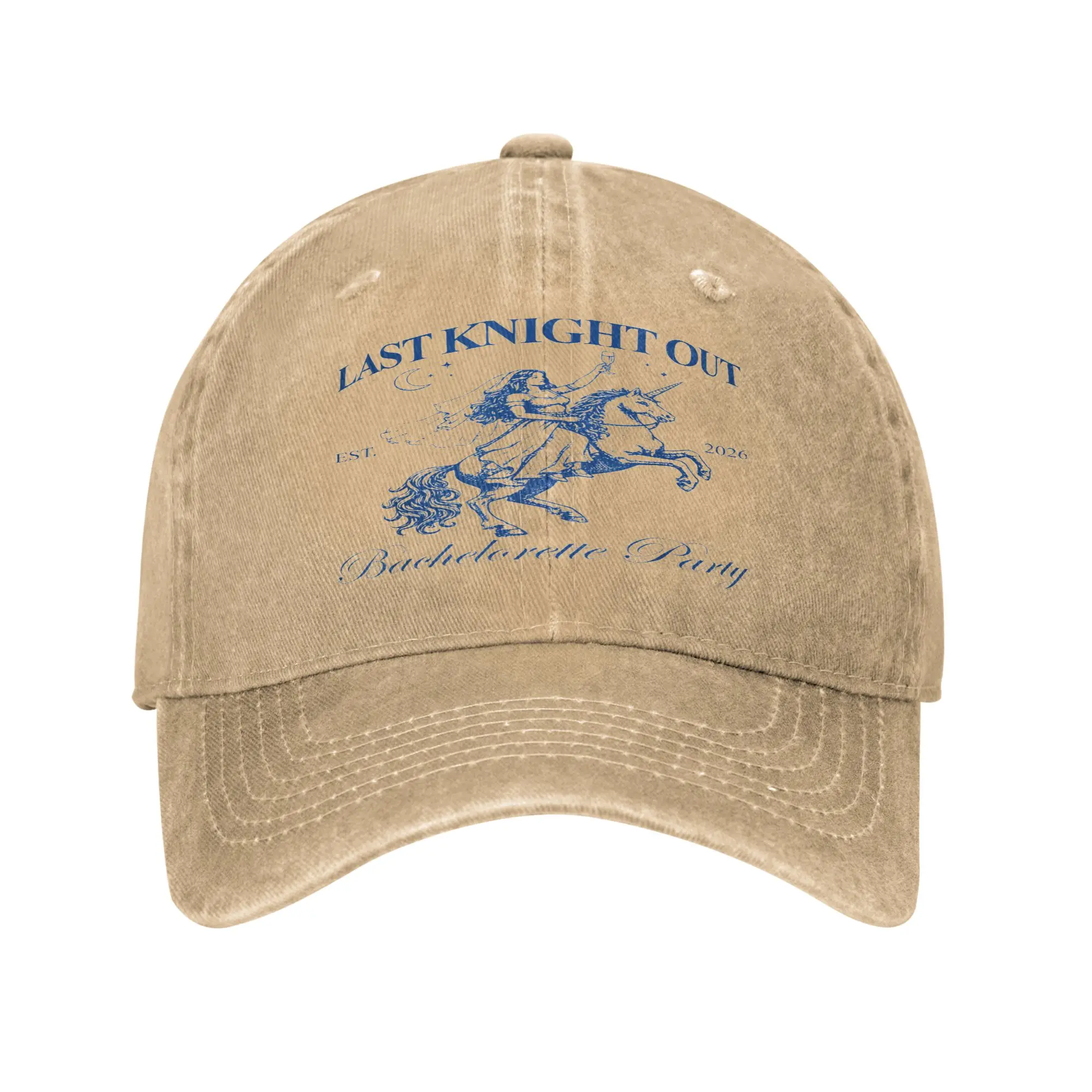 Last Knight Bachelorette 2026 Medieval Bride Cap  Leisure Baseball Cap Hats Visor Protection Snapback Cotton tops gorras