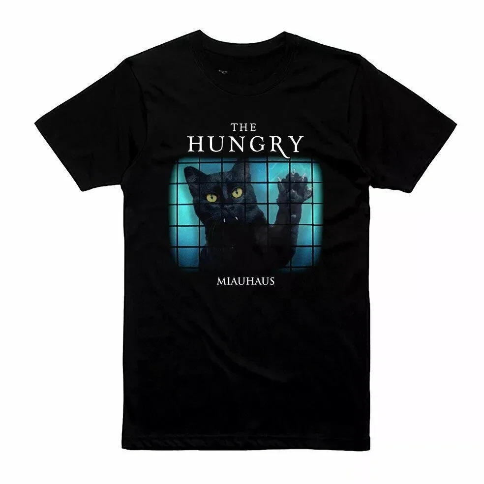 

Meowhouse The Hungry American Band Singer T-shirt Men Fashion Street Hip-hop Rock Short-sleeved Women Cotton Round-neck Top