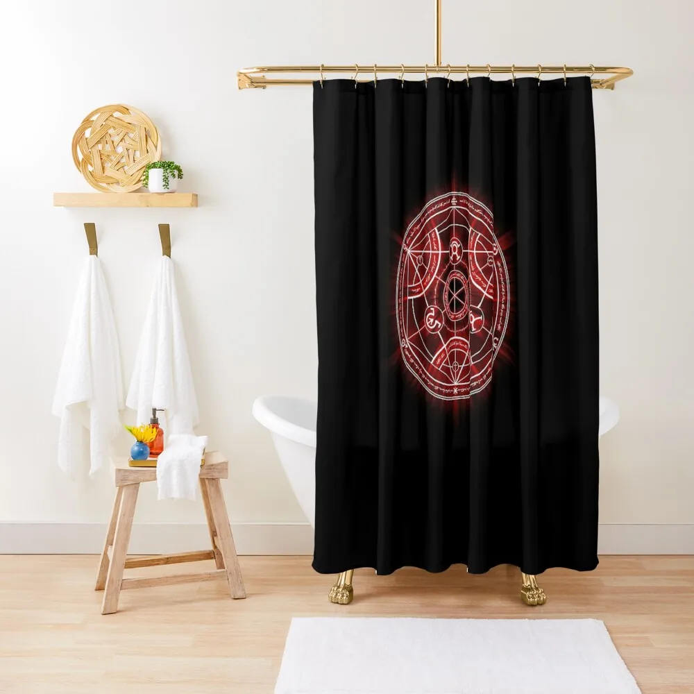 

Alchemist - Brothers Anime Manga Logo Shower Curtain Bathroom Decor Anime Bathroom Bathroom Shower Curtain